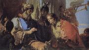 Giovanni Battista Tiepolo Joseph received the hand of Pharaoh, Central oil